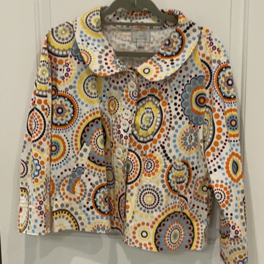 Casual Studio Patterned Women's Jacket Large